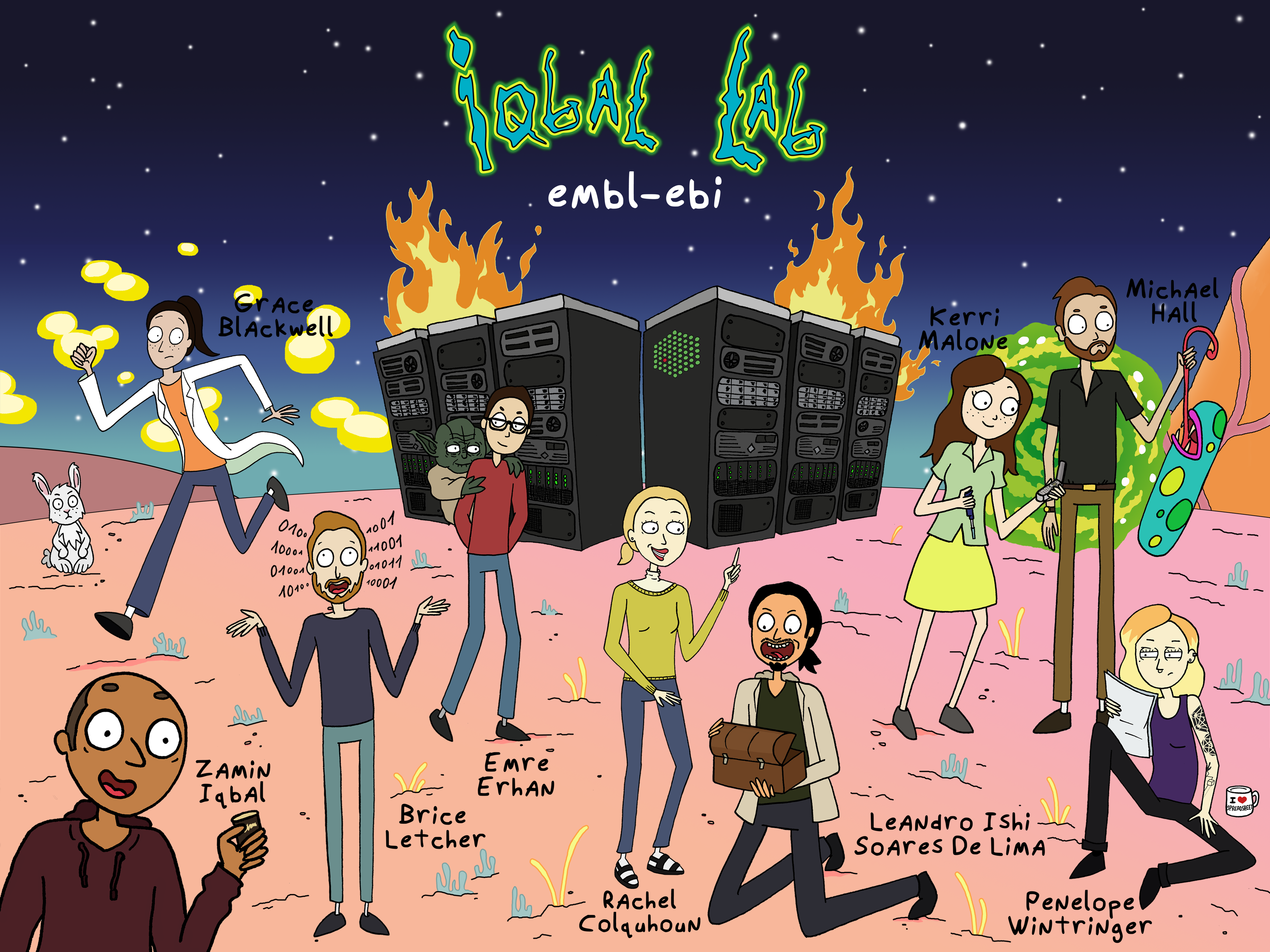 Iqbal Lab group back when it was at EBI
